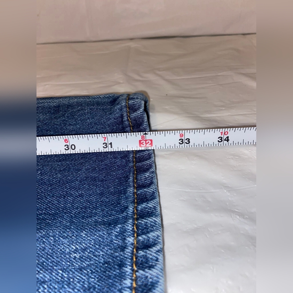 Levi's Men's Straight Blue Jeans 550 - Picture 4 of 8